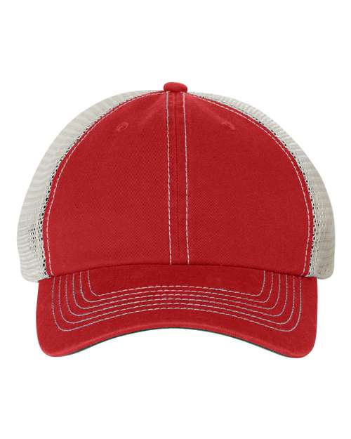 Load image into Gallery viewer, 47 Brand 4710 Trawler Cap - Red/ Stone
