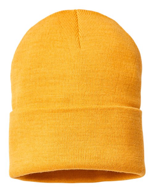 Load image into Gallery viewer, Atlantis Headwear PURE Sustainable Beanie - Mustard Yellow
