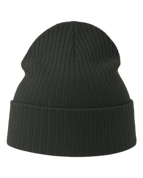 Load image into Gallery viewer, Atlantis Headwear RIO Sustainable Rib Cuffed Beanie - Dark Grey
