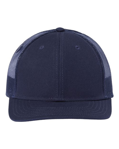 Load image into Gallery viewer, Atlantis Headwear RETH Sustainable Recy Three Trucker Cap - Navy/ Navy
