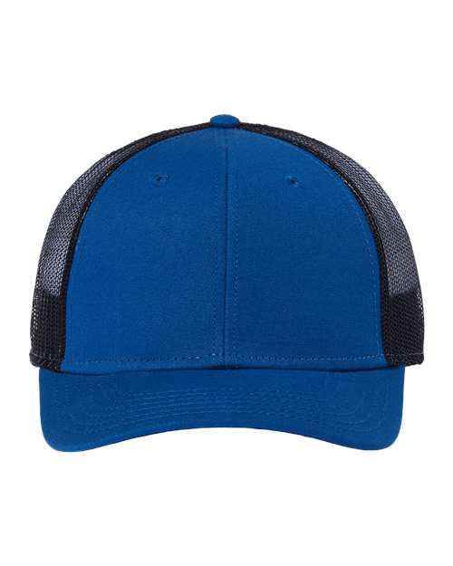 Atlantis Headwear RETH Sustainable Recy Three Trucker Cap - Royal/ Black