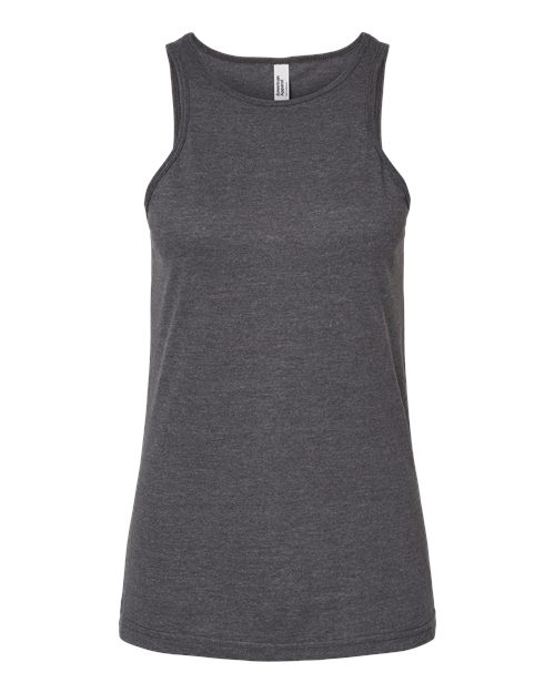 Load image into Gallery viewer, American Apparel 101CVC Women's CVC Racerback Tank - Heather Charcoal
