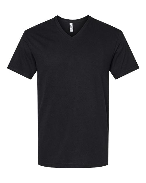 Load image into Gallery viewer, American Apparel 2006CVC Unisex CVC V-Neck Tee - Black
