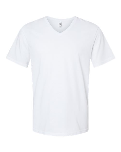 Load image into Gallery viewer, American Apparel 2006CVC Unisex CVC V-Neck Tee - White
