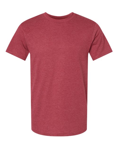 American Apparel 2001CVC Unisex CVC Tee - Heather Cardinal