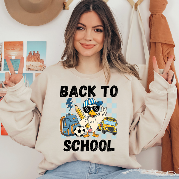 Duck Back to School Ready To Press DTF Transfers, DTF Hot Peel