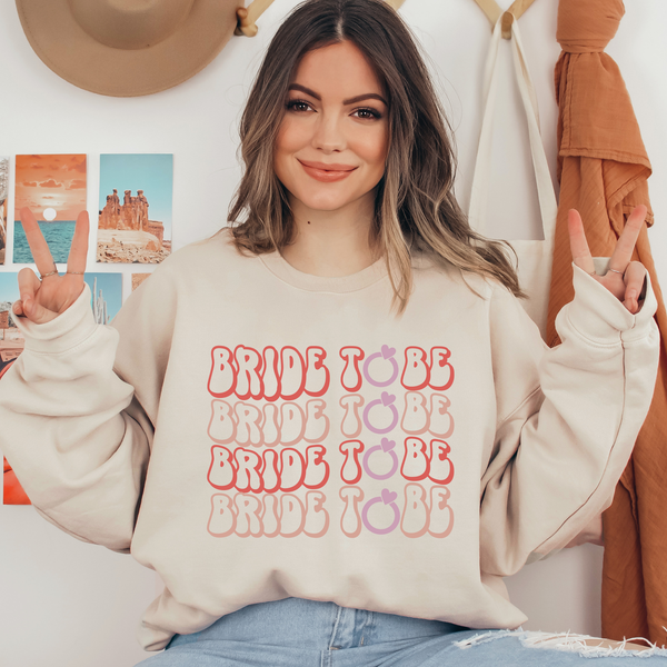 Bride To Be Soft Color Ready To Press DTF Transfers, DTF Hot Peel
