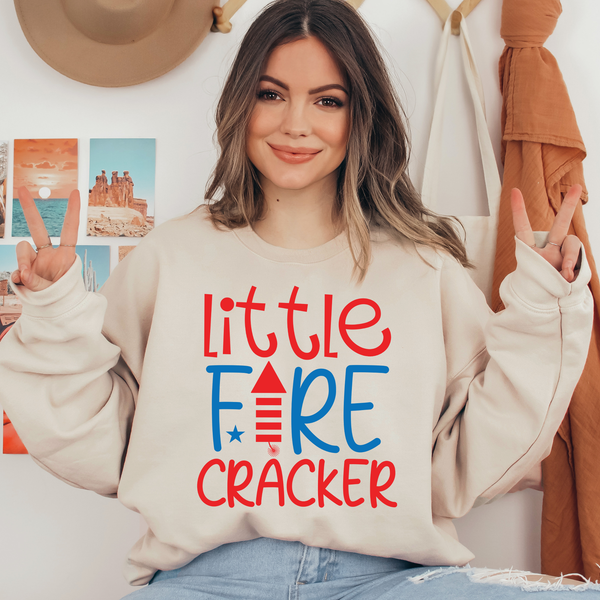 Little Fire Cracker Ready To Press DTF Transfers, DTF Hot Peel