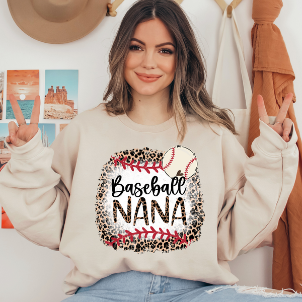 Baseball Nana Ready To Press DTF Transfers, DTF Hot Peel