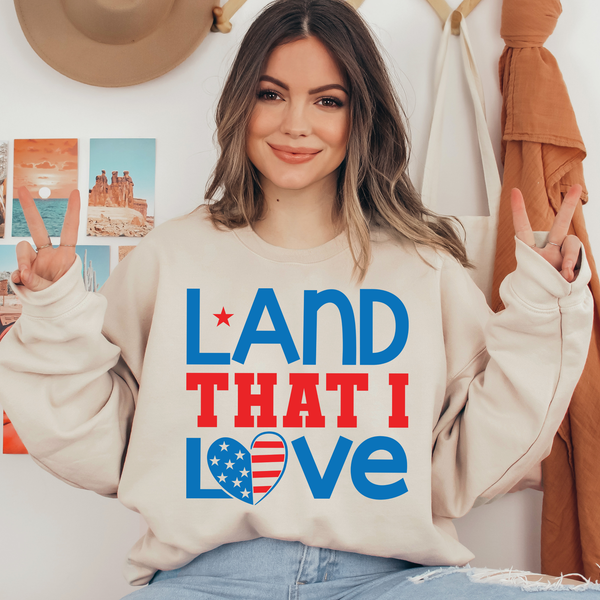Land That I Love Ready To Press DTF Transfers, DTF Hot Peel