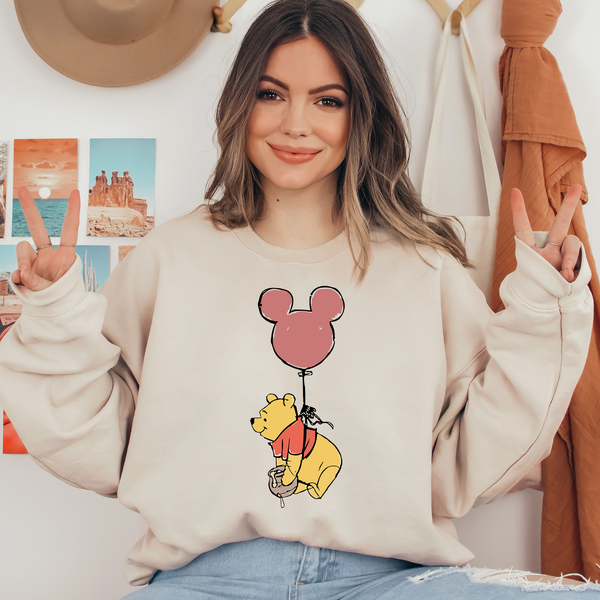 Winnie The Pooh Ready To Press DTF Transfers, DTF Hot Peel