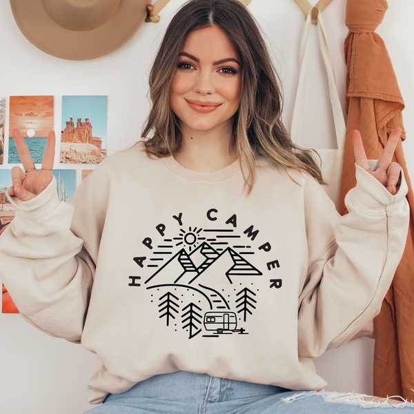 Happy Camper Ready To Press DTF Transfers, DTF Hot Peel