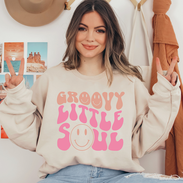 Groovy Little Soul Ready To Press DTF Transfers, DTF Hot Peel