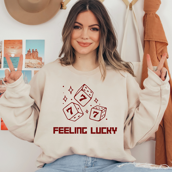 777 Feeling Lucky Ready To Press DTF Transfers, DTF Hot Peel