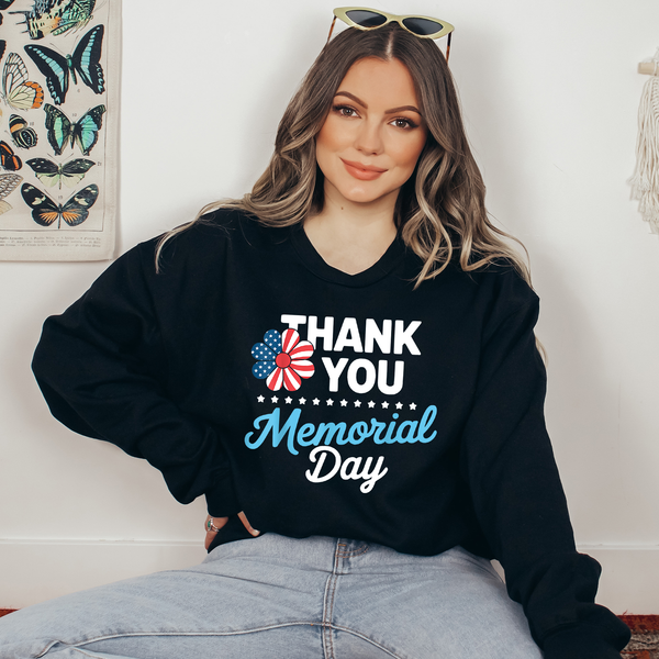 Thank You Memorial Day Ready To Press DTF Transfers, DTF Hot Peel