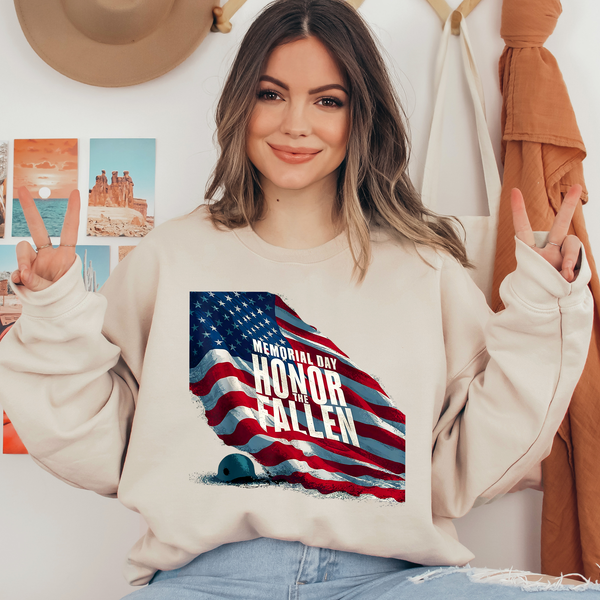 Memorial Day Honor The Fallen Ready To Press DTF Transfers, DTF Hot Peel