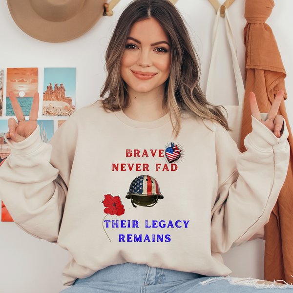 Brave Never Fad, Their Legacy Remains Ready To Press DTF Transfers, DTF Hot Peel