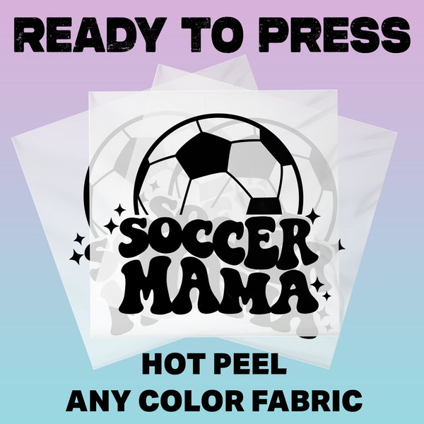 Soccer Mama Pocket Design Ready To Press DTF Transfers, DTF Hot Peel