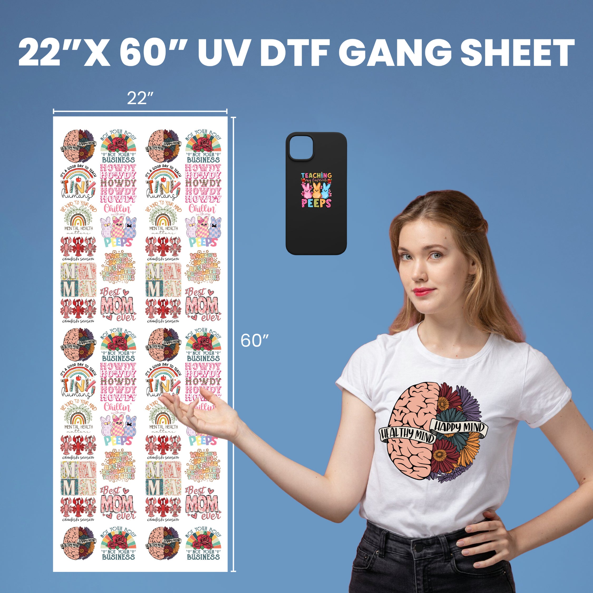 3D UV DTF - Create a Gang Sheet – Sumotransfers