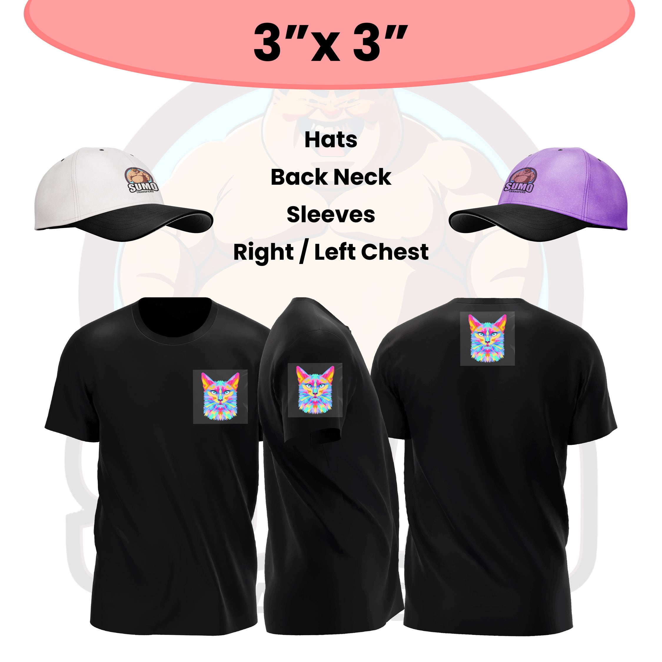 Custom DTF Transfers By Size – Sumotransfers