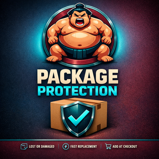 Sumotransfers Package Protection — free reprint and reshipment if your order is lost, stolen or damaged in transit